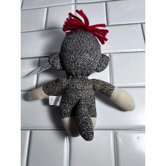 Plushland Sock Monkey Sockiez Plush Animal Toy New With Tag - Picture 5 of 8